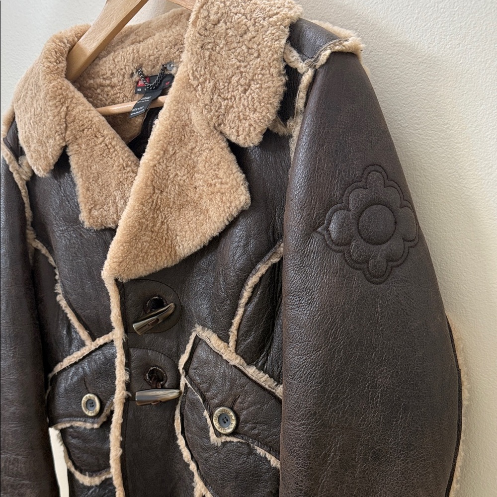 Diesel Women's Brown Teddy Jacket - Picture 3 of 8